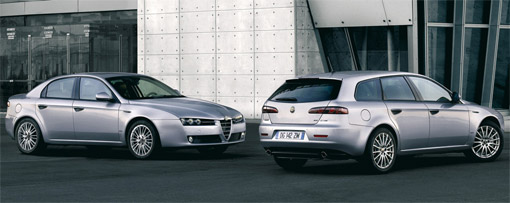 Alfa Romeo facelifts 159 sedan and wagon