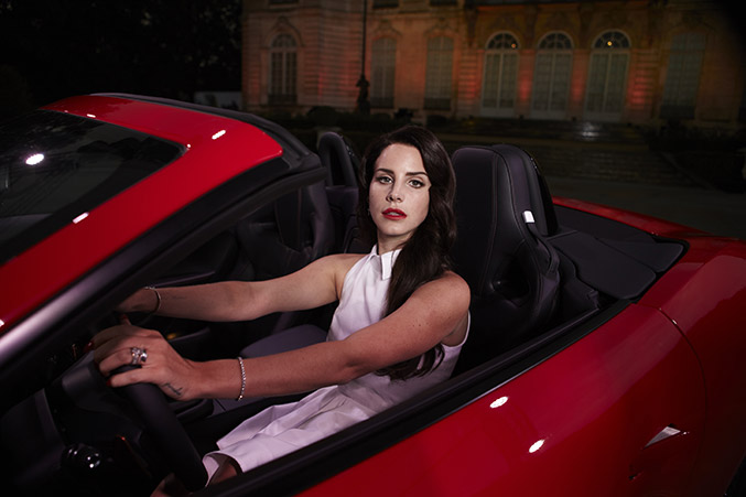 Lana Del Rey Jaguar F-Type