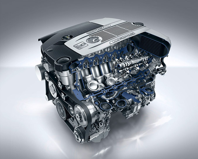 2015 Mercedes-Benz S 65 AMG Coupe Engine