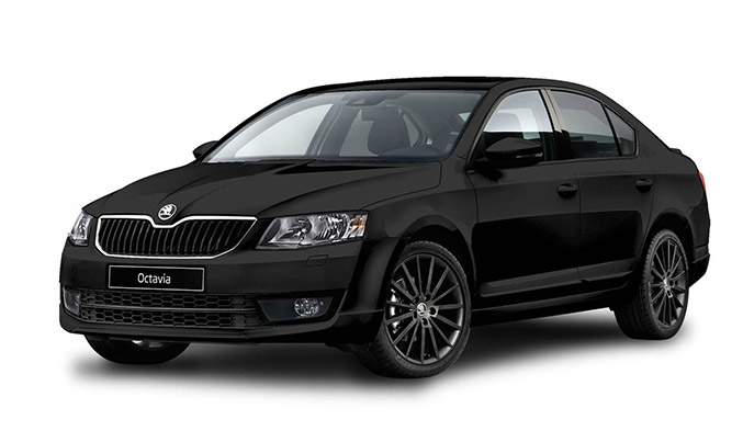 2015 SKODA Octavia Black Edition Front Angle