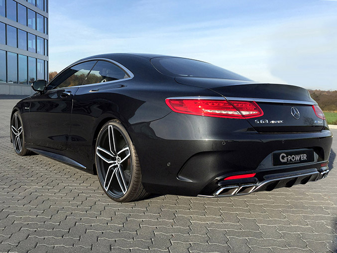 2014 G-Power Mercedes-Benz S63 AMG Coupe Rear Angle
