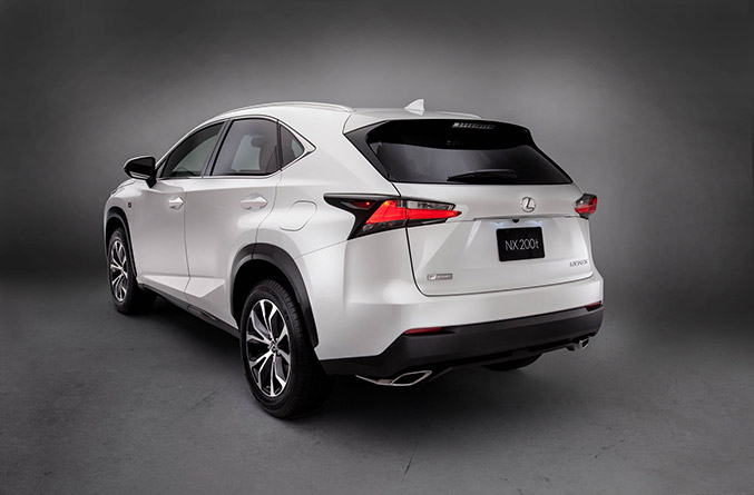 2015 Lexus NX 200t F Sport Rear Angle