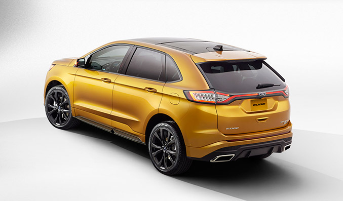 2015 Ford Edge Sport Rear Angle