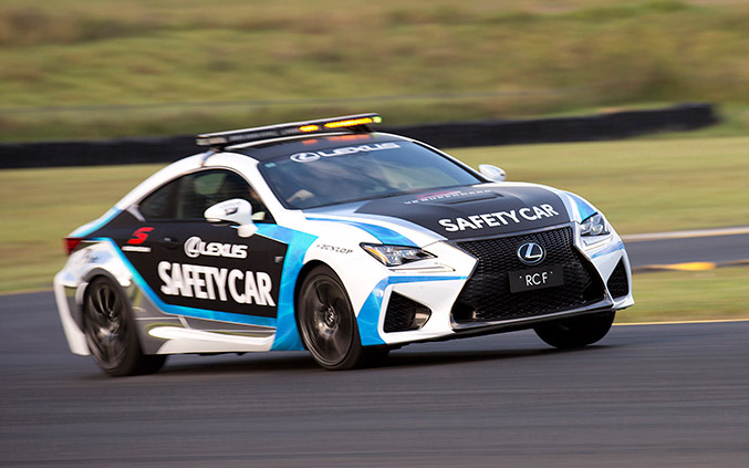 2015 Lexus RC F Safety Car Front Angle