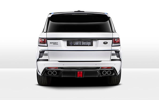 2015 LARTE Range Rover Sport Winner White Rear