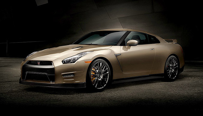 2016 Nissan GT-R 45th Anniversary Gold Edition Front Angle