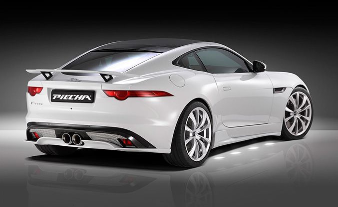 2015 Piecha Design Jaguar F-Type V6 Coupe Rear Angle