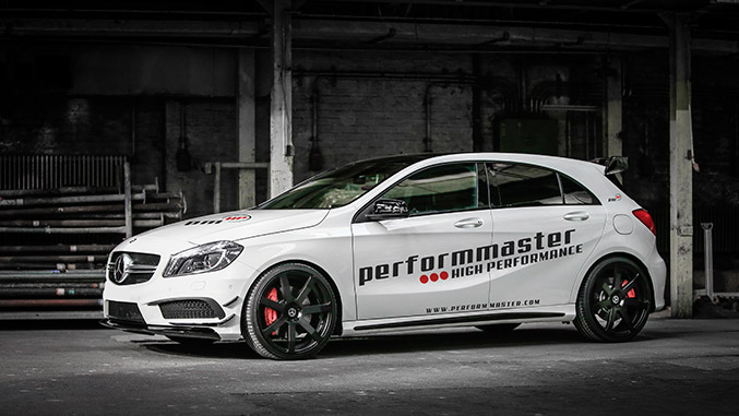 280 kph for the A 45, CLA 45 and GLA 45 AMG – with the PEC Vmax-Module