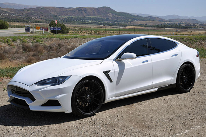 2015 Larte Tesla S Elizabeta Front Angle