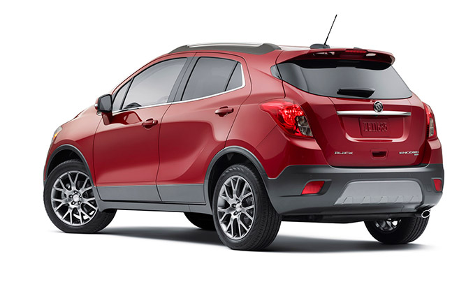 2016 Buick Encore Sport Touring Rear Angle