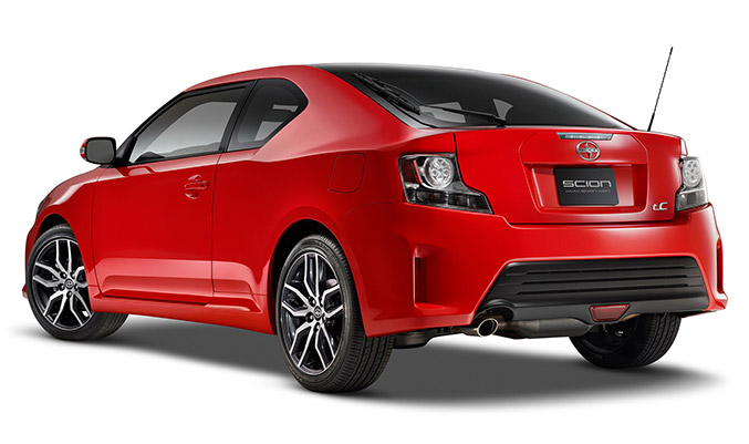 2016 Scion tC Rear Angle