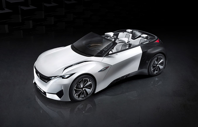 2015 Peugeot Fractal Front Angle Cabrio Open