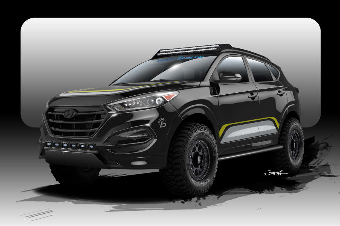 2016 Rockstar Performance Garage Hyundai Tucson Front Angle
