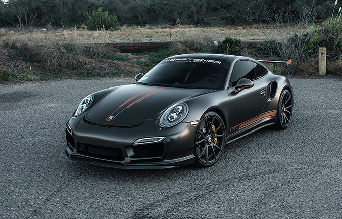 2016 Vorsteiner V-RT Porsche 991 Turbo Front Angle