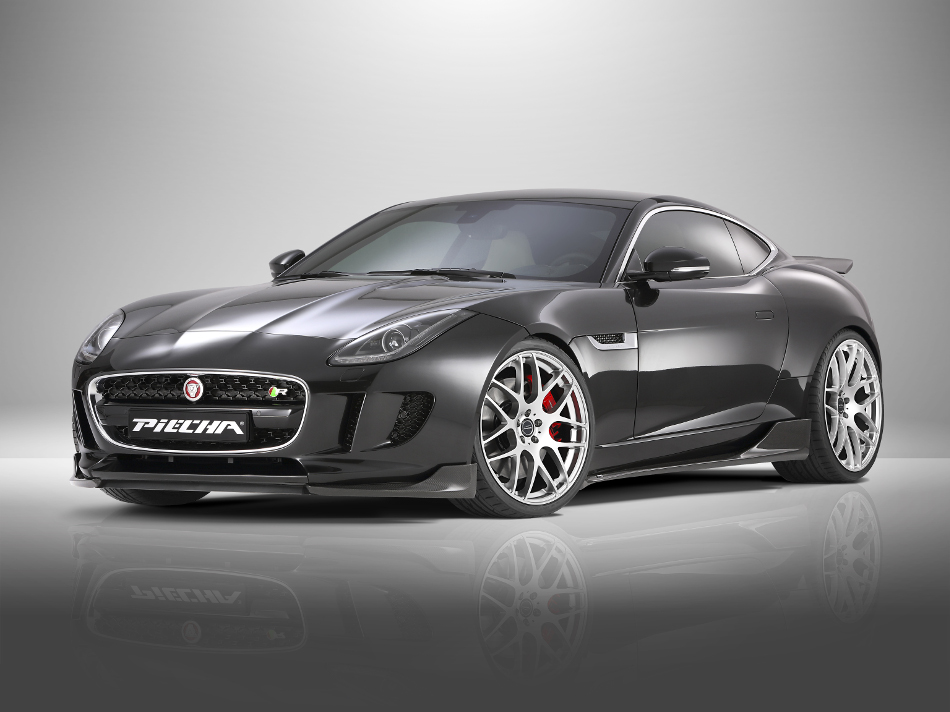 Jaguar F-Type V8 Coupe with PIECHA MP5-LXM Silver