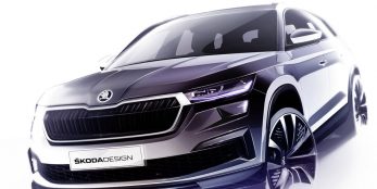 thumbnail Three design sketches offer a first glimpse of the revised ŠKODA Kodiaq