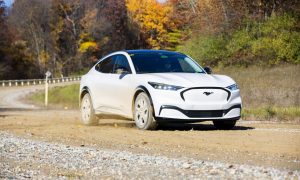 thumbnail Robotic Butts, High-Pressure Car Washes and Gravel-Testing Show Mustang Mach-E Stands Up to Wear and Tear