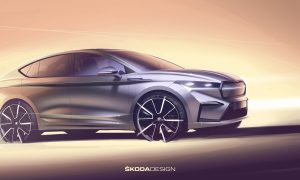 thumbnail Design sketches offer a first glimpse of the new ŠKODA ENYAQ COUPÉ iV