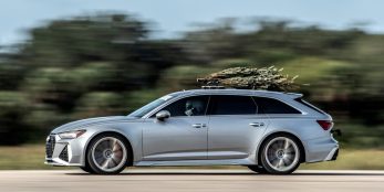 thumbnail Hennessey’s Audi RS 6 is World’s Fastest Station Wagon – with a Christmas Tree on the Roof!