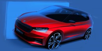 thumbnail Design sketches offer first impression of new ŠKODA FABIA Monte Carlo