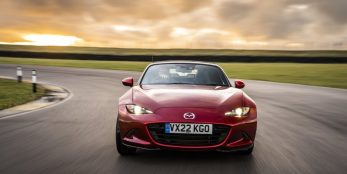 thumbnail Mazda completes 1000-mile UK drive and race circuit laps in each home nation using sustainable 100 per cent fossil-free fuel