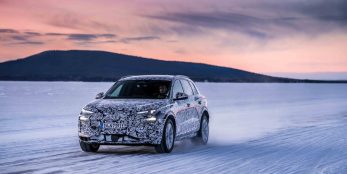 thumbnail Put through its paces: Audi tests the production-oriented Q6 e-tron prototype in the far north