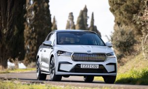 thumbnail Škoda charges up electric range as UK deliveries of Enyaq Coupé begin
