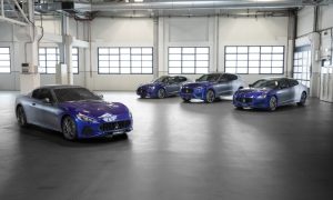 thumbnail Maserati at Motor Valley Fest: “Levante, Ghibli and Quattroporte Trofeo, the latest collector’s items”. The Trident’s future is electric